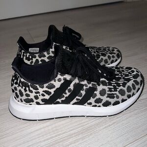 Adidas Swift Run Black and White Sneakers